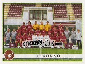 Cromo Livorno (Squadra) - Calciatori 2001-2002 n. 622 - Panini