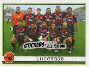Sticker Lucchese (Squadra) - Calciatori 2001-2002 - Panini