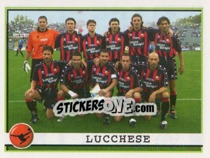 Sticker Lucchese (Squadra) - Calciatori 2001-2002 n. 624 - Panini