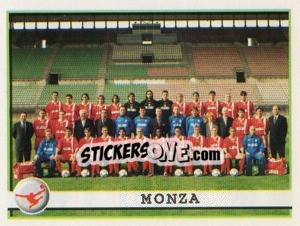 Figurina Monza (Squadra) - Calciatori 2001-2002 - Panini