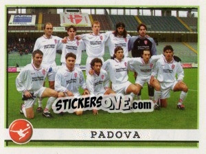 Figurina Padova (Squadra) - Calciatori 2001-2002 - Panini