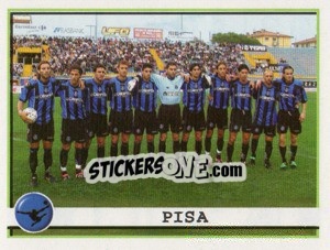 Sticker Pisa (Squadra) - Calciatori 2001-2002 - Panini