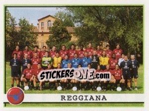 Sticker Reggiana (Squadra) - Calciatori 2001-2002 - Panini