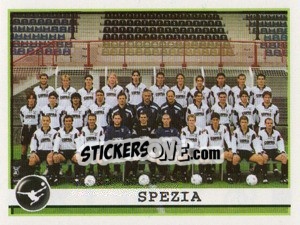 Figurina Spezia (Squadra) - Calciatori 2001-2002 - Panini