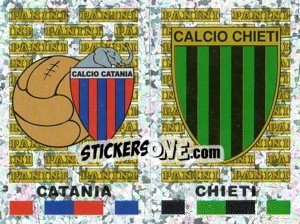 Figurina Catania/Chieti Scudetto (a/b)