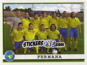 Figurina Fermana (Squadra) - Calciatori 2001-2002 - Panini