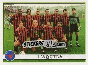 Sticker L'Aquila (Squadra) - Calciatori 2001-2002 n. 654 - Panini