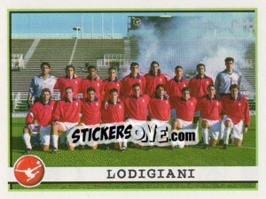 Figurina Lodigiani (Squadra) - Calciatori 2001-2002 - Panini