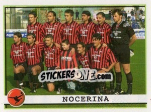 Figurina Nocerina (Squadra) - Calciatori 2001-2002 - Panini