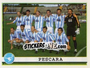 Cromo Pescara (Squadra) - Calciatori 2001-2002 - Panini