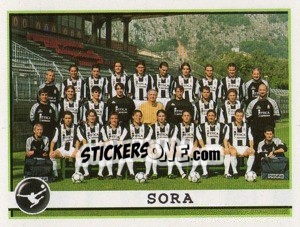 Figurina Sora (Squadra) - Calciatori 2001-2002 - Panini