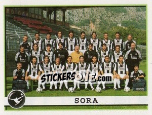 Sticker Sora (Squadra) - Calciatori 2001-2002 n. 661 - Panini