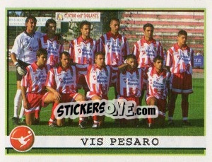 Sticker Vis Pesaro (Squadra) - Calciatori 2001-2002 n. 664 - Panini