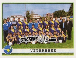 Figurina Viterbese (Squadra) - Calciatori 2001-2002 - Panini