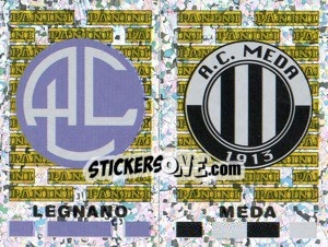 Sticker Legnano/Meda Scudetto (a/b) - Calciatori 2001-2002 - Panini