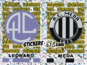 Figurina Legnano/Meda Scudetto (a/b) - Calciatori 2001-2002 - Panini