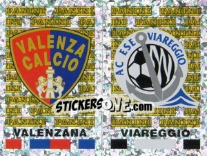 Sticker Valenzana/Viareggio Scudetto (a/b) - Calciatori 2001-2002 n. 675 - Panini