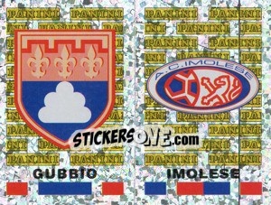 Cromo Gubbio/Imolese Scudetto (a/b) - Calciatori 2001-2002 - Panini