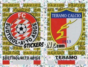 Sticker Sudtirol/Teramo Scudetto (a/b) - Calciatori 2001-2002 n. 683 - Panini