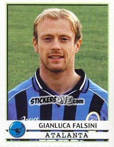 Sticker Gianluca Falsini - Calciatori 2001-2002 n. A1 - Panini