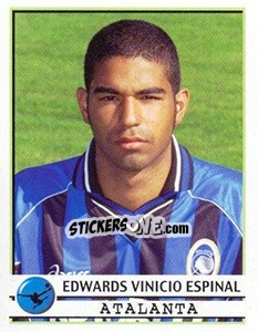 Cromo Edwards Vinicio Espinal - Calciatori 2001-2002 - Panini