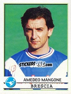 Sticker Amedeo Mangone - Calciatori 2001-2002 - Panini