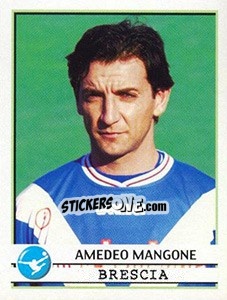 Sticker Amedeo Mangone - Calciatori 2001-2002 n. A10 - Panini