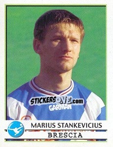 Figurina Marius Stankevicius - Calciatori 2001-2002 - Panini