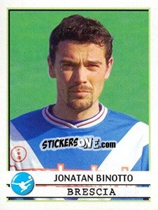 Figurina Jonatan Binotto - Calciatori 2001-2002 - Panini