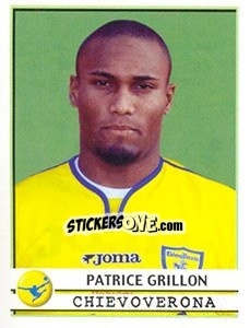 Sticker Patrice Grillon - Calciatori 2001-2002 - Panini