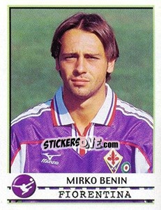 Sticker Mirko Benin - Calciatori 2001-2002 n. A23 - Panini