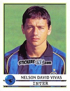 Sticker Nelson David Vivas - Calciatori 2001-2002 - Panini