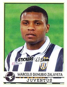 Cromo Marcelo Danubio Zalayeta - Calciatori 2001-2002 - Panini