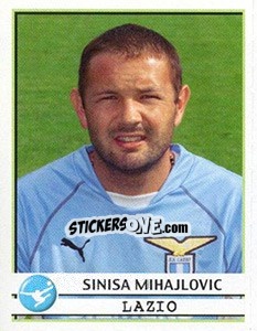 Figurina Sinisa Mihajlovic - Calciatori 2001-2002 - Panini
