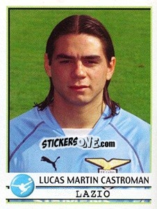Figurina Lucas Martin Castroman - Calciatori 2001-2002 - Panini