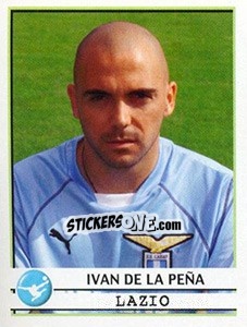 Sticker Ivan de la Pena - Calciatori 2001-2002 - Panini