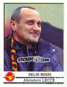 Figurina Delio Rossi - Calciatori 2001-2002 - Panini