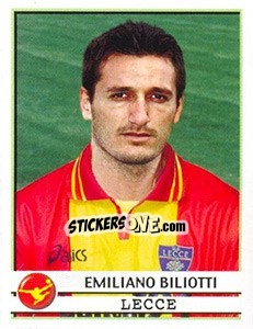 Sticker Emiliano Biliotti - Calciatori 2001-2002 - Panini