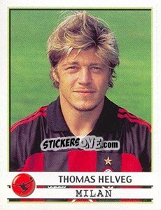 Sticker Thomas Helveg - Calciatori 2001-2002 n. A44 - Panini