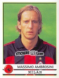 Figurina Massimo Ambrosini - Calciatori 2001-2002 - Panini