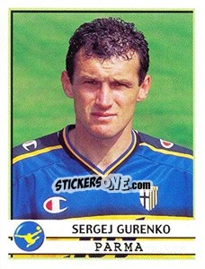 Cromo Sergej Gurenko - Calciatori 2001-2002 - Panini