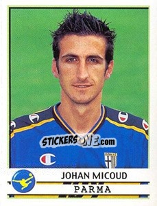 Sticker Johan Micoud - Calciatori 2001-2002 n. A52 - Panini