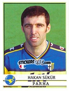 Sticker Hakan Sukur - Calciatori 2001-2002 - Panini