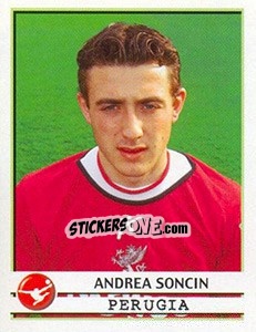 Sticker Andrea Soncin - Calciatori 2001-2002 - Panini