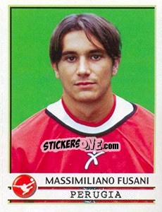 Figurina Massimiliano Fusani - Calciatori 2001-2002 - Panini