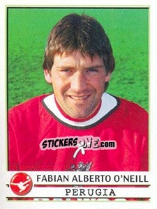 Figurina Fabian Alberto O`Neil - Calciatori 2001-2002 - Panini