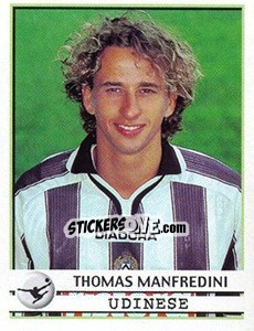 Sticker Thomas Manfredini - Calciatori 2001-2002 - Panini