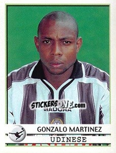 Sticker Gonzalo Martinez - Calciatori 2001-2002 - Panini