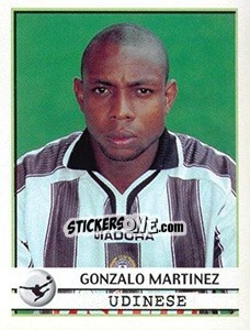 Sticker Gonzalo Martinez - Calciatori 2001-2002 n. A70 - Panini