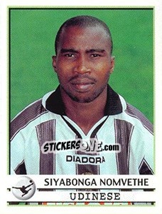 Cromo Siyabonga Nomvethe - Calciatori 2001-2002 - Panini
